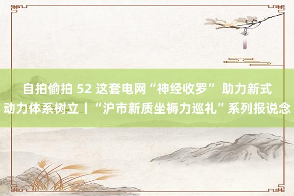 自拍偷拍 52 这套电网“神经收罗” 助力新式动力体系树立丨“沪市新质坐褥力巡礼”系列报说念