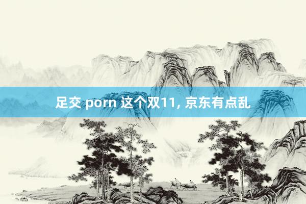 足交 porn 这个双11， 京东有点乱