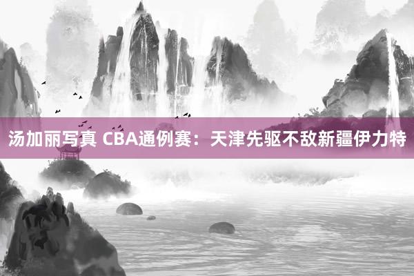 汤加丽写真 CBA通例赛：天津先驱不敌新疆伊力特