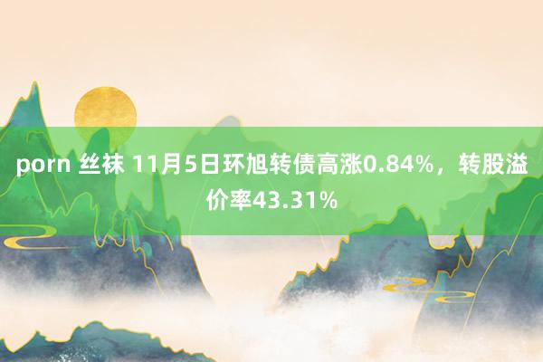 porn 丝袜 11月5日环旭转债高涨0.84%，转股溢价率43.31%