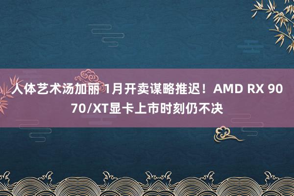 人体艺术汤加丽 1月开卖谋略推迟！AMD RX 9070/XT显卡上市时刻仍不决